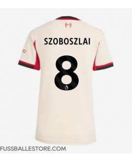 Günstige Liverpool Dominik Szoboszlai #8 Auswärtstrikot Damen 2025-26 Kurzarm